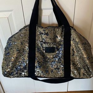 Victoria Secret PINK Sequin Duffle Bag!
